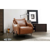 Palo Leather Accent Chair 99959BRW M.A.Z