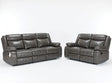 Salem Grey Motion Sofa and Loveseat Set - Complete Home Furnish