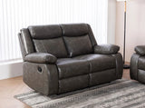 Salem Grey Motion Sofa and Loveseat Set - Complete Home Furnish