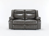 Salem Grey Motion Sofa and Loveseat Set - Complete Home Furnish