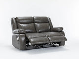 Salem Grey Motion Sofa and Loveseat Set - Complete Home Furnish