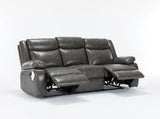 Salem Grey Motion Sofa and Loveseat Set - Complete Home Furnish