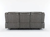 Salem Grey Motion Sofa and Loveseat Set - Complete Home Furnish