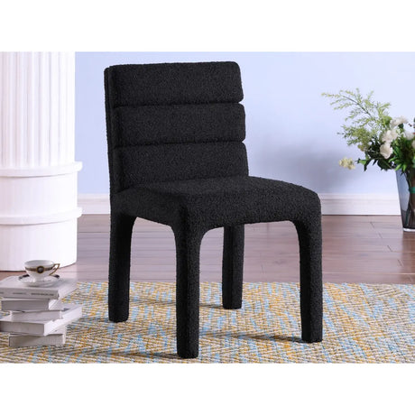 Salomi Dining Chair Set in Black Brassex