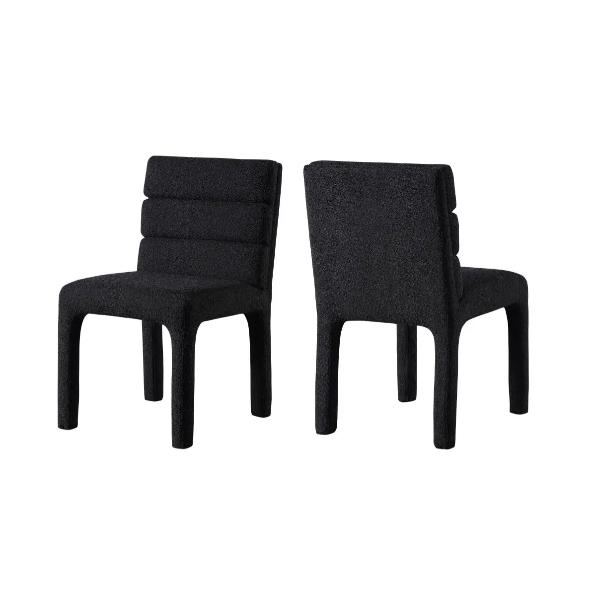 Salomi Dining Chair Set in Black Brassex