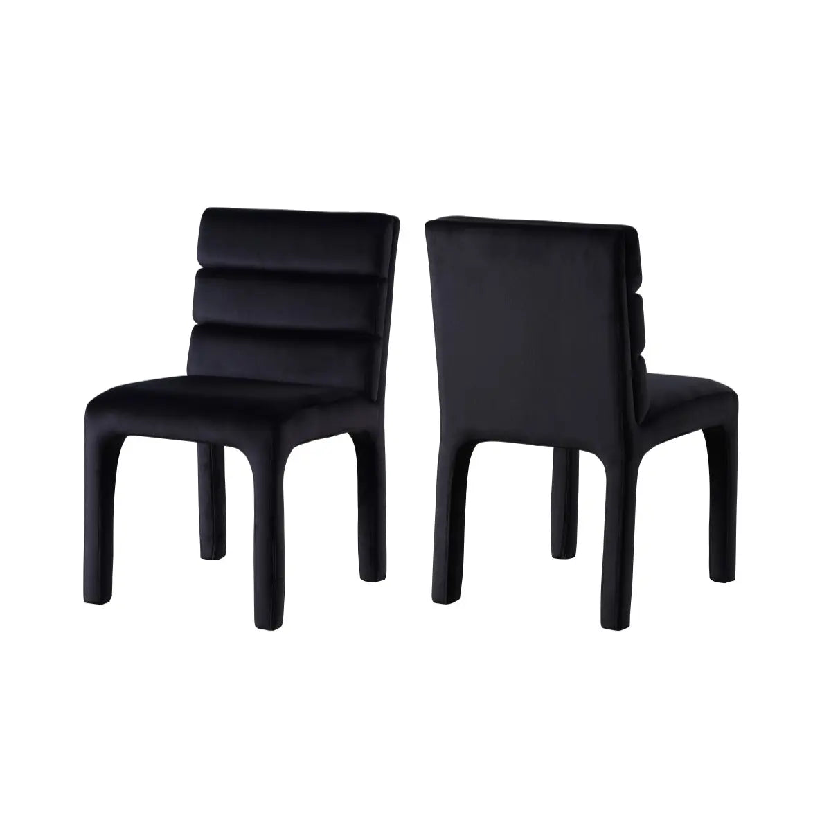 Megara Dining Chair Set in Black Brassex