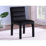 Megara Dining Chair Set in Black Brassex