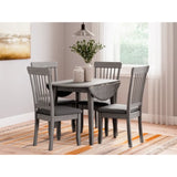 Ashley Shullden Dining Set in Grey Signature Design by Ashley