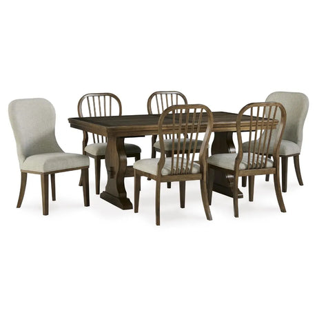 Ashley Sturlayne Dining Set in Light Brown Signature Design by Ashley