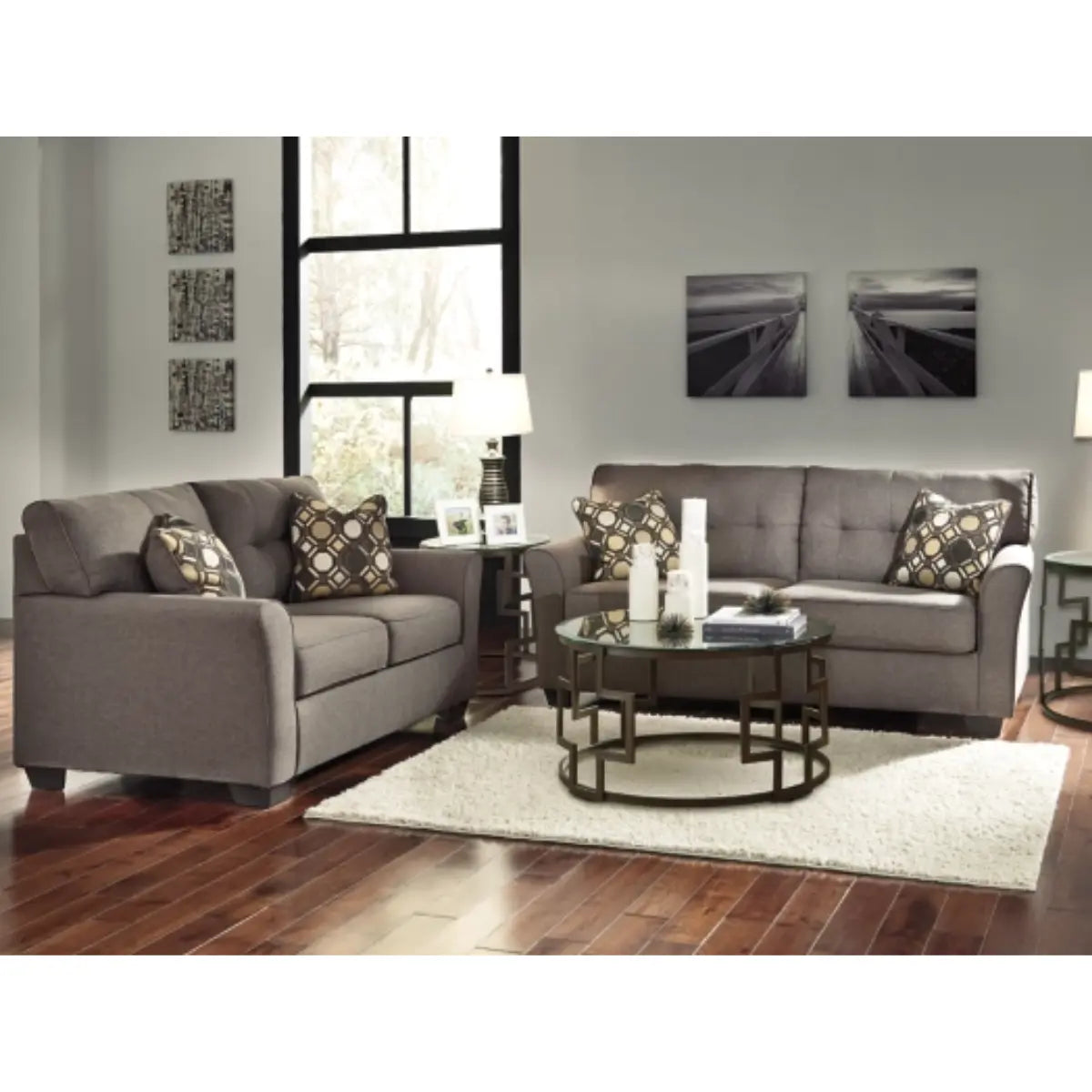 Ashley Tibbee Sofa Set in Slate Signature Design by Ashley