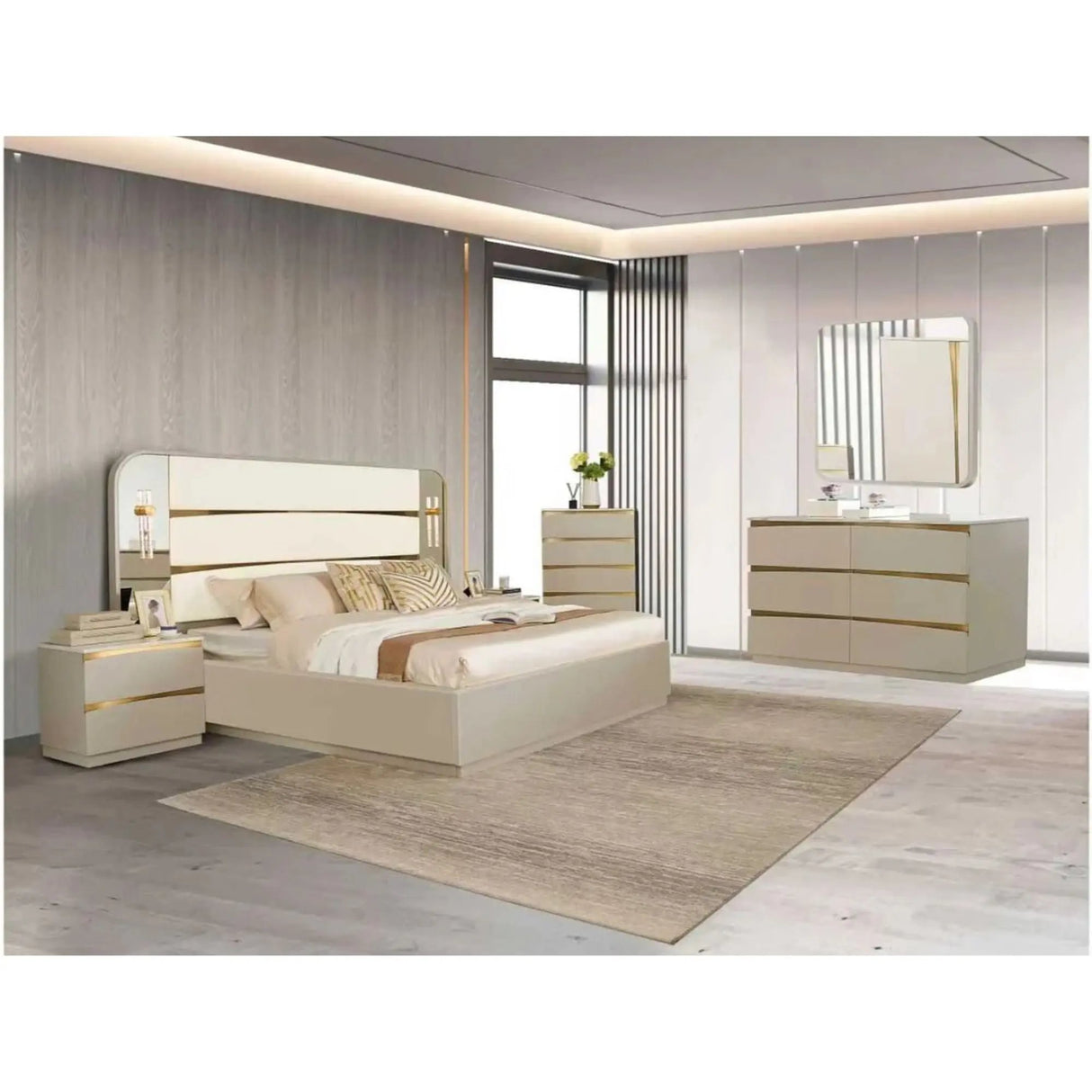 Tokyo Hydraulic Storage Bedroom Set Trendz