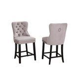 Verona Barstool Set in Salmon Brassex