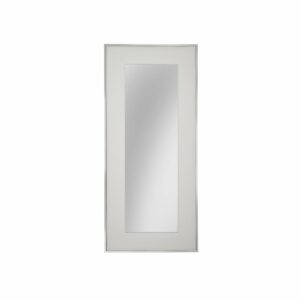 Elaganza White Leatherette Wall Mirror
