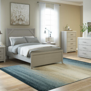 Ashley 6 PC Full Bedroom Set In Two-Tone