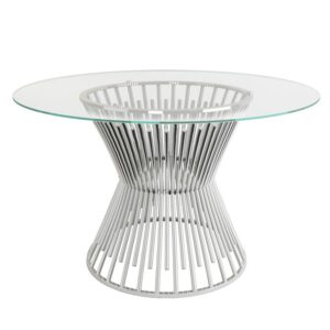 Monti Round Glass Dining Table