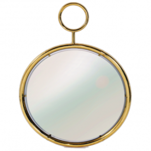 Bell Gold Wall Mirror