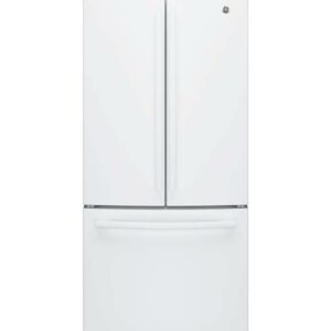 Counter-Depth French-Door Refrigerator With Ice Maker GWE19JGLWW