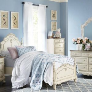 Antique Victorian Style Twin Bed