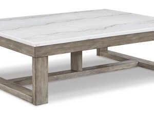 Ashley Marble and Wood Coffee Table